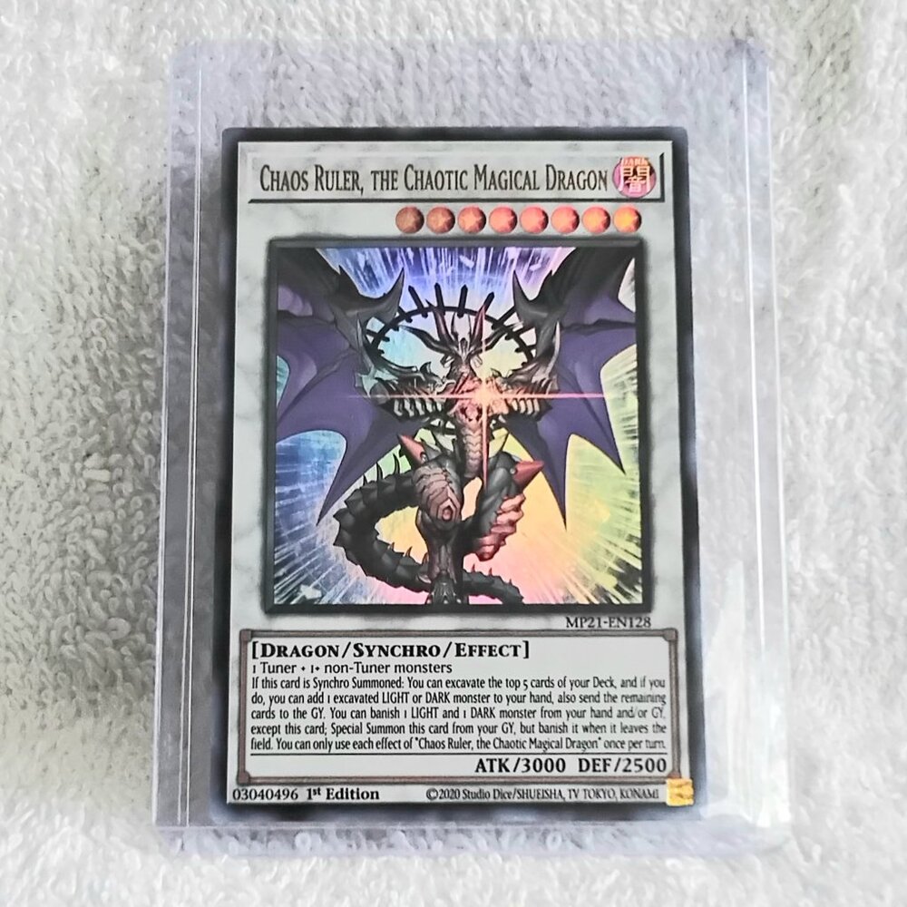 3/$35 Mint 2020 Yu-Gi-Oh! Chaos Ruler, the... MP21-EN128 UR Holo 1st Ed Card!!
